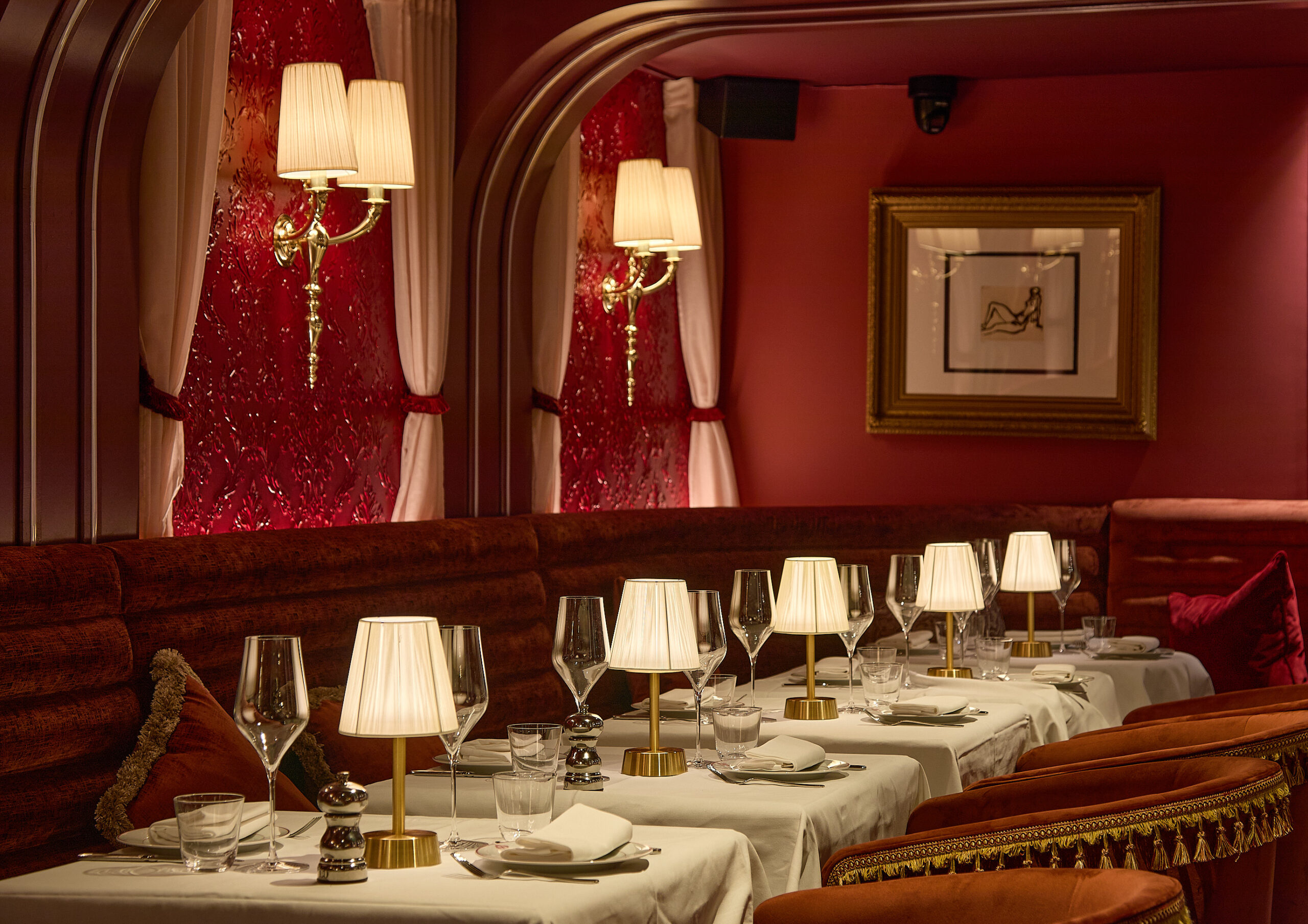 Mistress of Mayfair bar and lounge finish