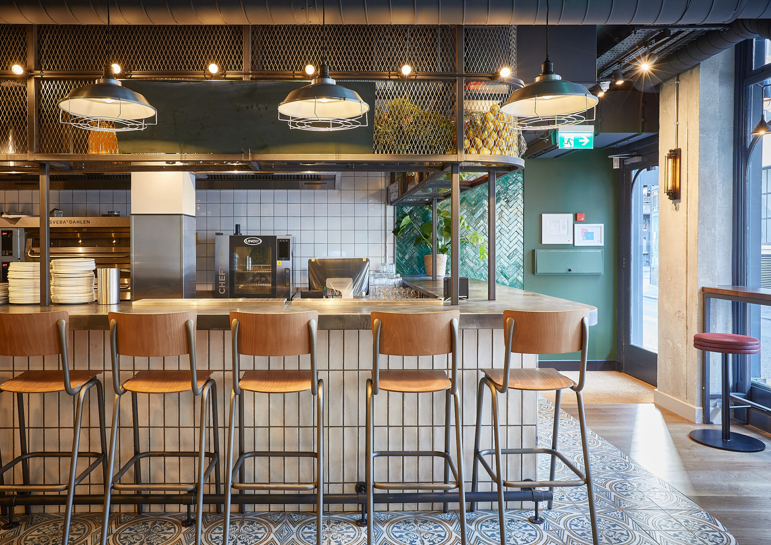 Miznon London restaurant interior